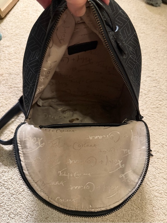 Foley + Corinna Black/Grey Mini Logo Backpack Geometric Mini Backpack main image 2